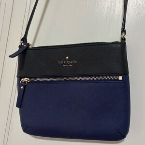 Kate Spade Navy and Black Crossbody Bag